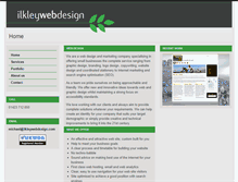 Tablet Screenshot of ilkleywebdesign.com